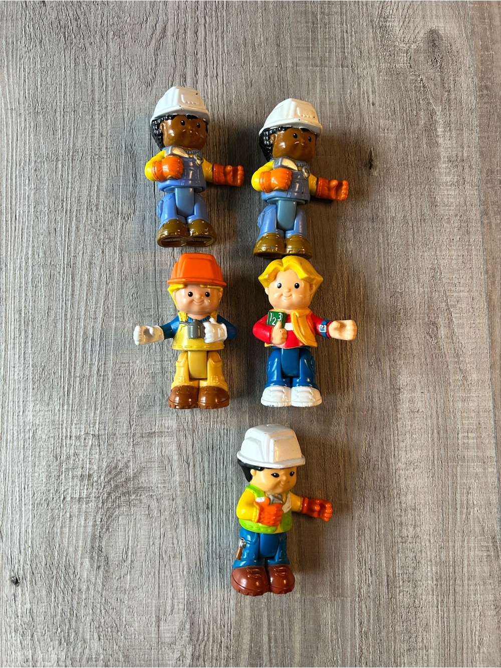 0111. Fisher-Price Bendable Figures • 5 Items